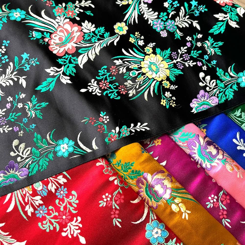 Jacquard pattern brocade fabric for sewing Cheongsam and Kimono garment damascato handmade gown by you sheet pillow supplies pillowcase