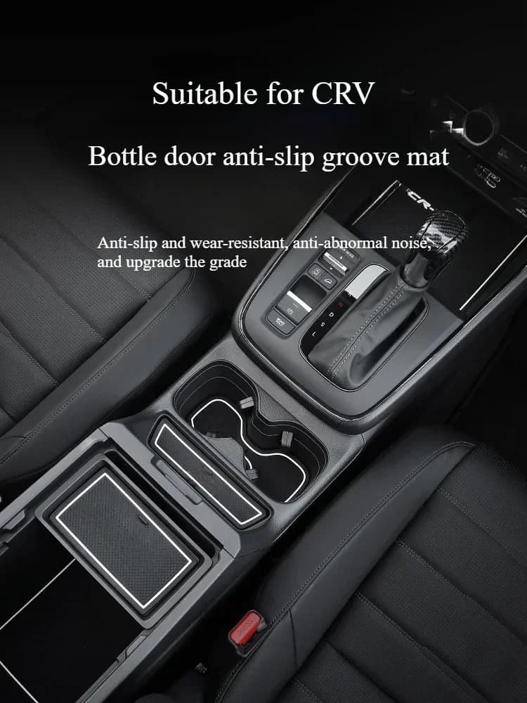 Per Honda CRV/BREEZE 2017-2025 Tappetino antiscivolo Porta Scanalatura Pad Speciale Tazza Pad Stoccaggio antiscivolo Decorativo Forniture automobilistiche