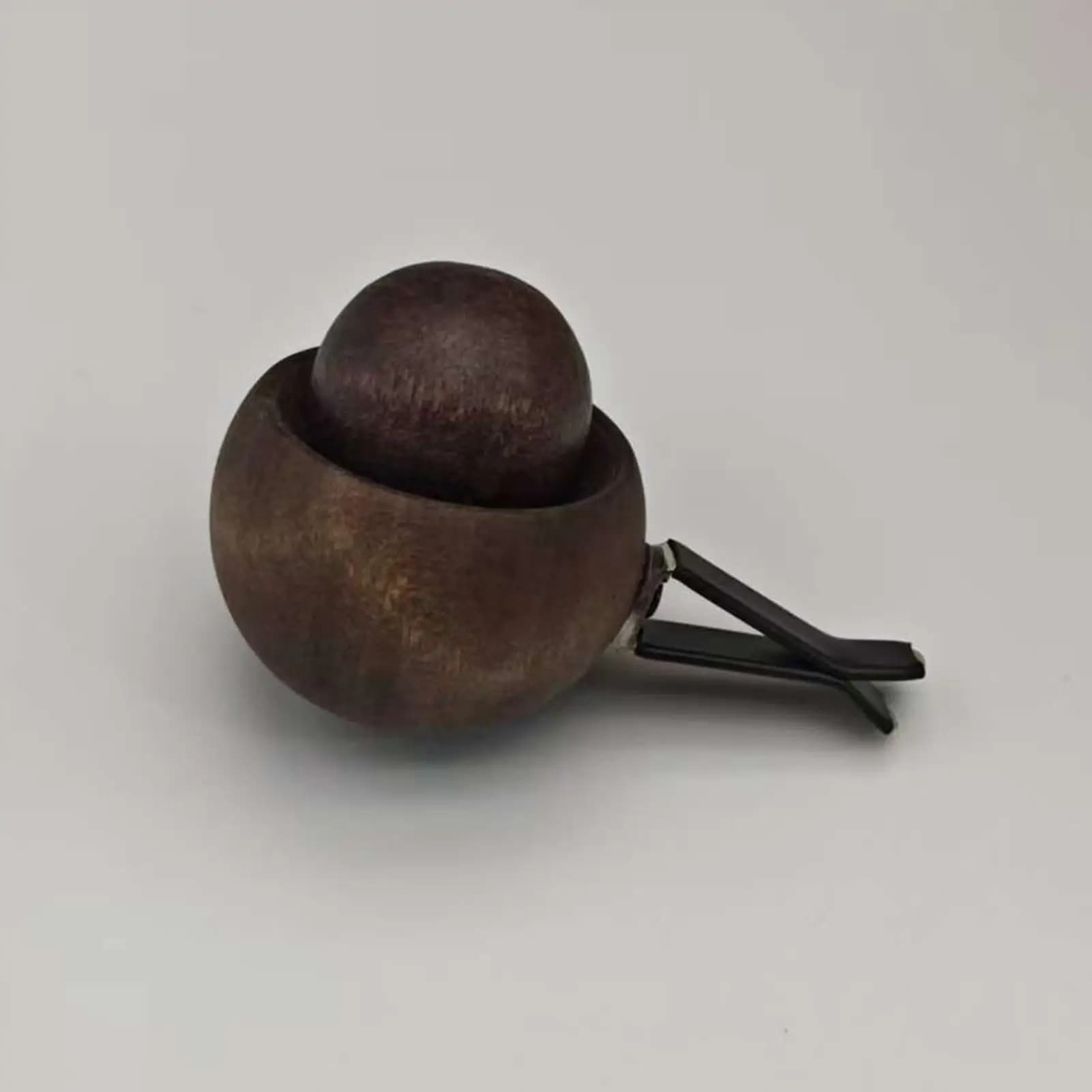 Diffusore di fragranze per auto Eliminatore di odori di legno a prova di fiamma Diffusore di profumo per auto sferico naturale per la camera da letto di casa dell'automobile