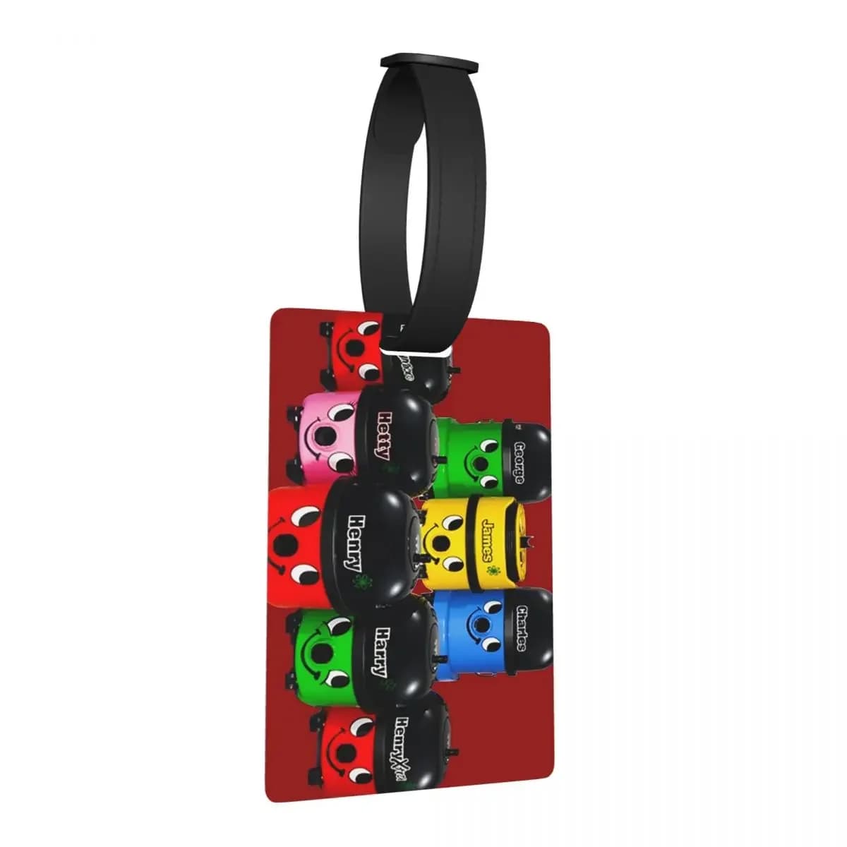 Henry Hoover And Friends Etichette per bagagli Accessori per valigie Viaggio Carino Bagagli Etichetta d'imbarco Porta etichette ID Nome Indirizzo