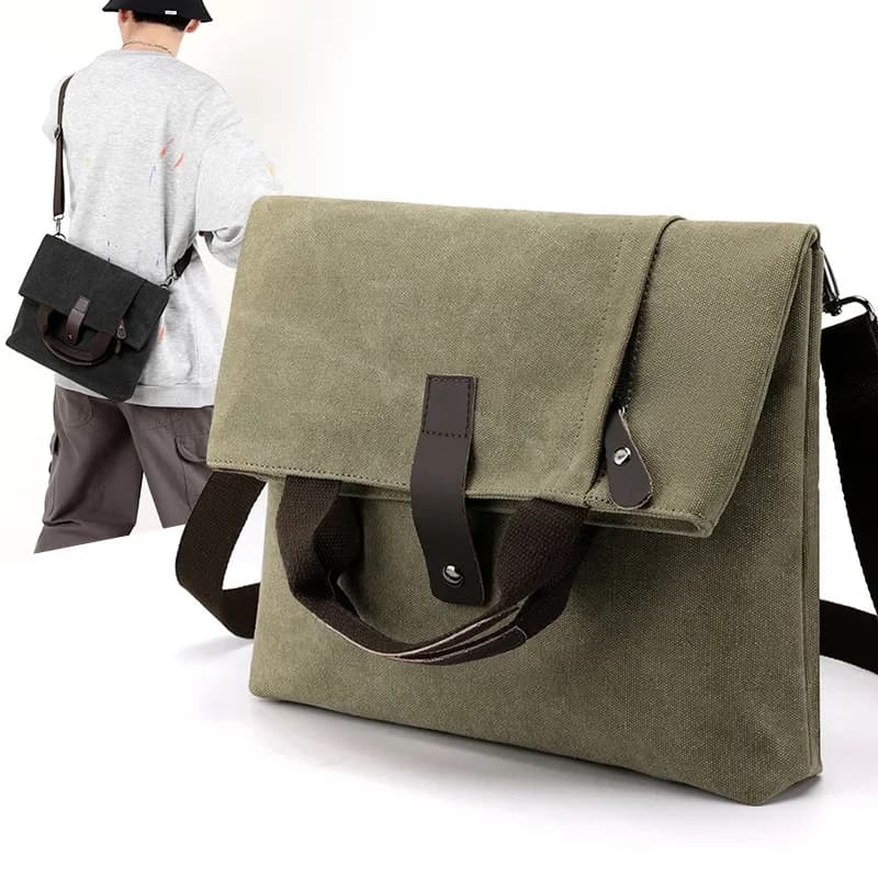 Borsa a tracolla in tela moda uomo Borse a tracolla da viaggio d'affari Borse a tracolla multifunzionali da uomo Valigetta Borse da uomo Totes