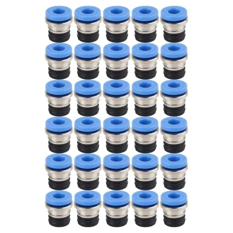 DT21 30pcs Pneumatic Valve Connector ECAS04 3D Printer Parts Extruder Embedded Collet Clips for 4mm PTFE Tube