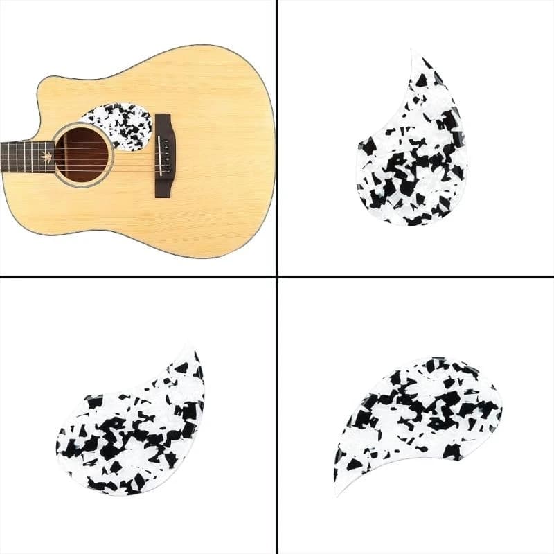 PVC Guitar Pickguard Sticker PVC Texture String Instrument Accessories PVC Scratch Plate Perfect for Guitar Lovers
