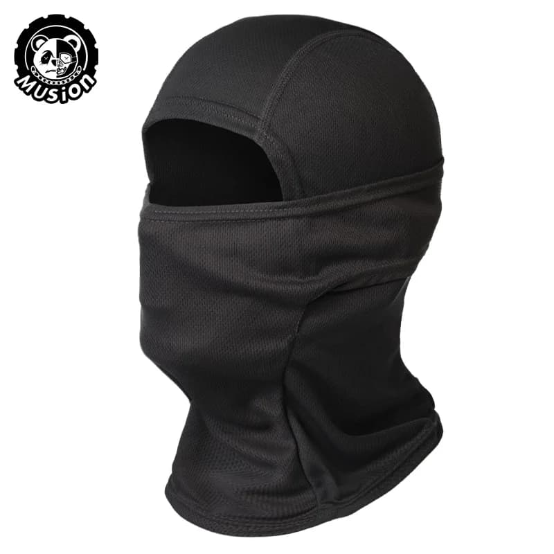 Musion Motorcycle Balaclava Sun Protection Full Face Mask Breathable Mesh Airsoft Mask Balaclava Bicycle Cycling Head Cover Unde