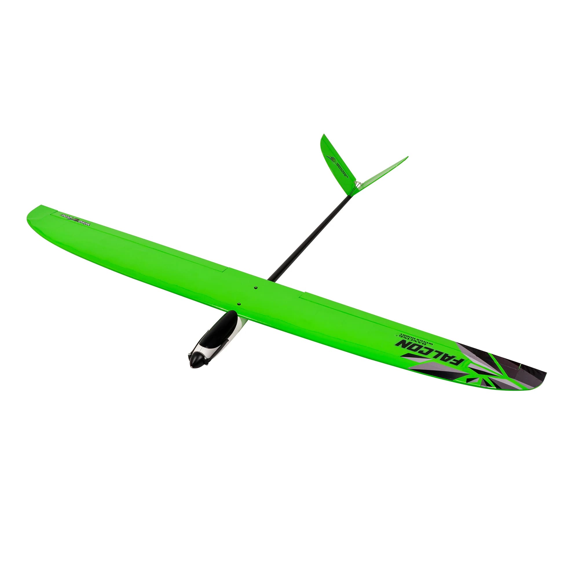 DW Hobby 1500m Aliante Falcon Balsawood Fibra di vetro Aereo RC Modello radiocomandato Kit Aereo telecomandato FG08