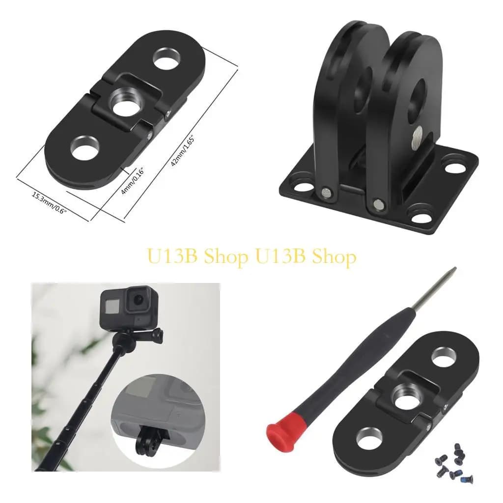U13B pieghevoli ricambio con base magnetica in lega alluminio con porta connettore da 1/4