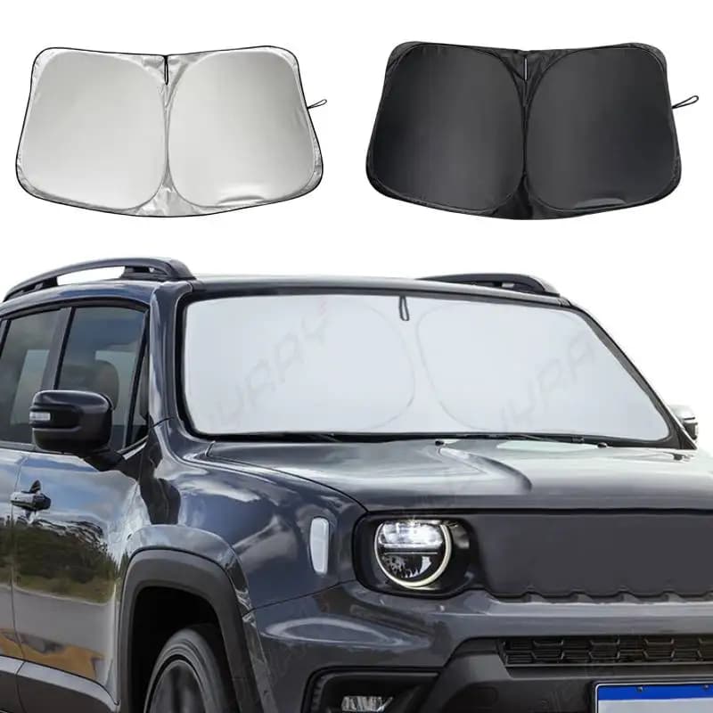Parabrezza per auto Parasole Copertura Pieghevole Finestra Anteriore Visiera Parasole Blocchi Protezione Parabrezza UV Per Ford Explorer 16-19