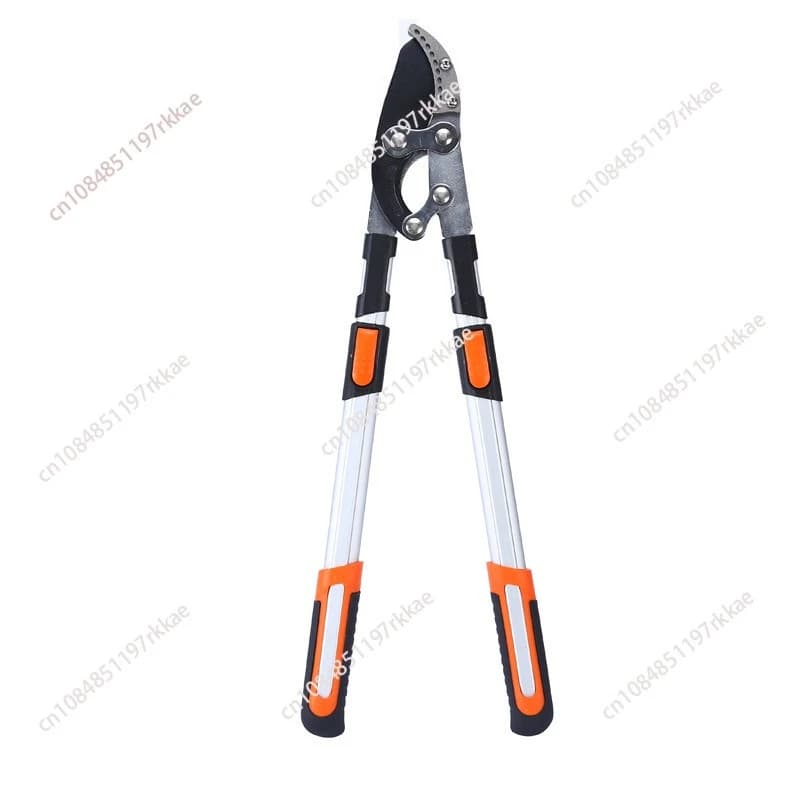 Pruning scissors for fruit trees, robust, telescopic, extendable garden scissors, scissors for robust branches