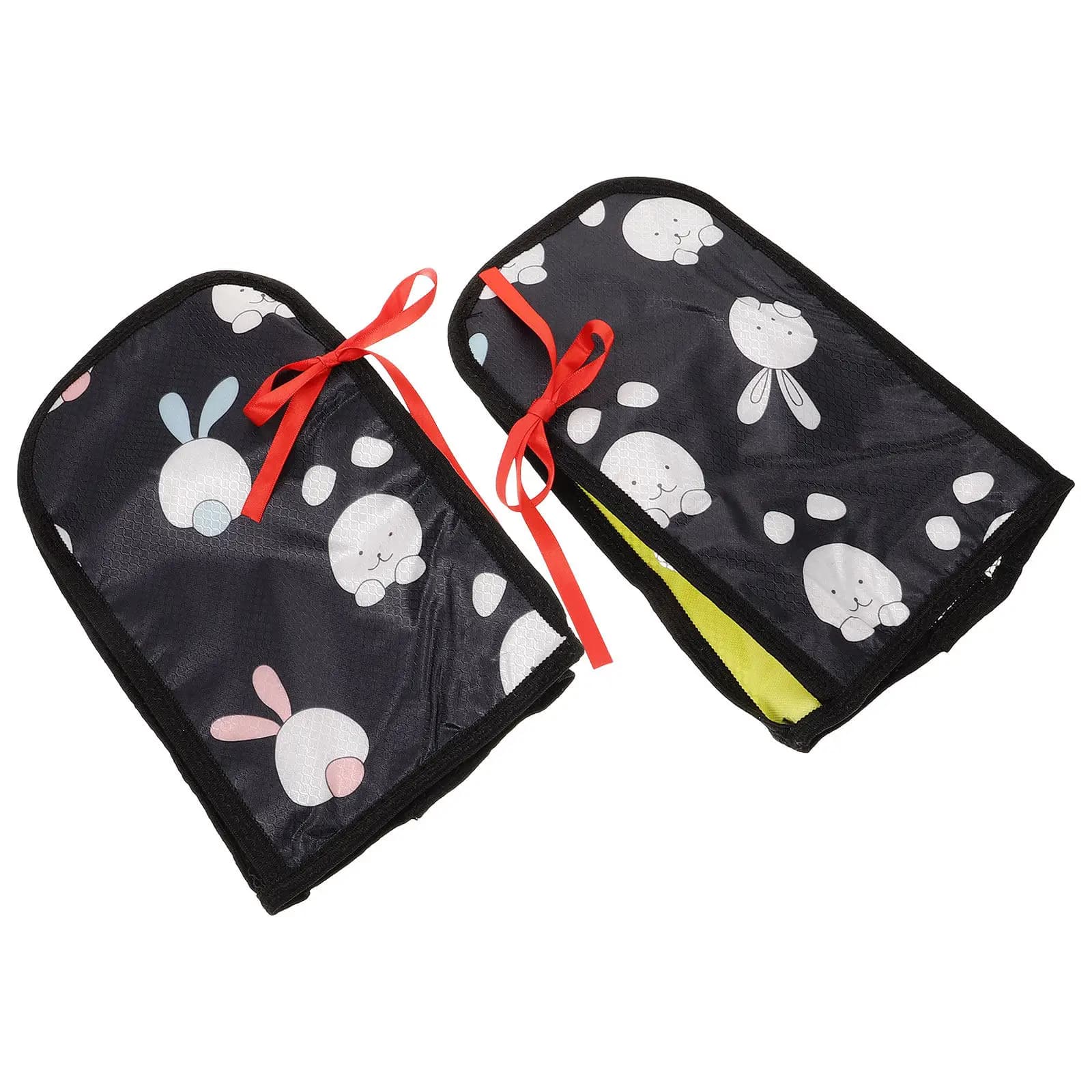 Electric Bike Handlebar Gloves Uv Blocking Windproof Waterproof Breathable Cute Design for Scooter Motorcycle Winter Cycling Use