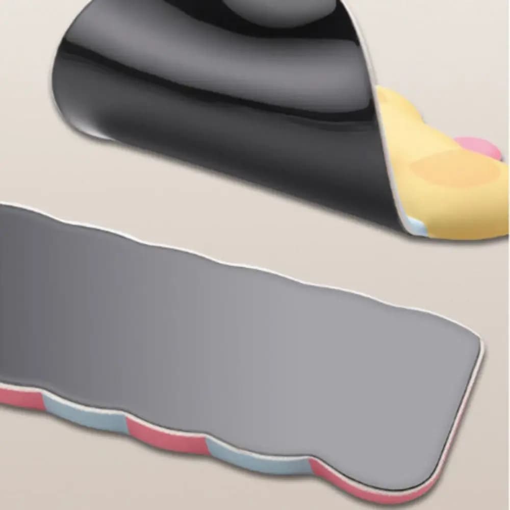 Tappetino per mouse da polso lecca-lecca a rimbalzo lento Supporto per polso antiscivolo creativo Tappetino per mouse Poggiapolsi impermeabile Cuscino per tastiera