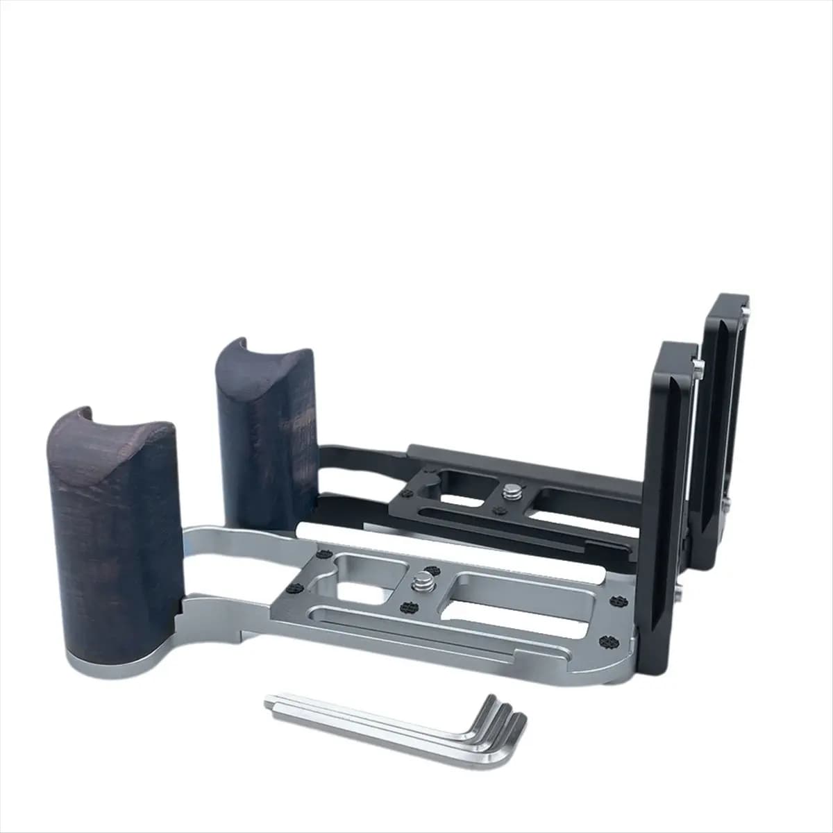 [T28C] Camera Quick Release Plate L Bracket L-Shape Vertical Hand Grip with 1/4 Inch Tripod for DF Camera Black
