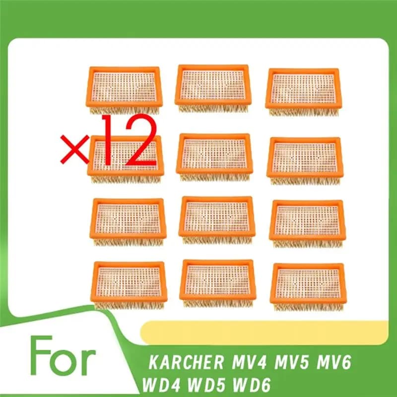 LICE-12 PCS 2.863-005.0 Filtro Hepa per aspirapolvere KARCHER MV4 MV5 MV6 WD4 WD5 WD6 Filtro per aspirapolvere a umido e a secco