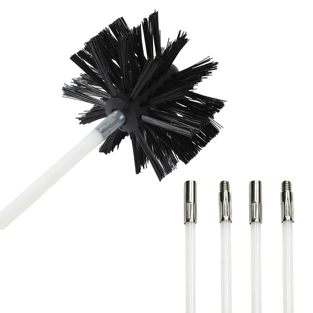 Chimney Hexagonal For Chimney Duct Fireplace Inner Wall Cleaning Brush Brush Head Cleaning Tool Chimney Brush Accessories