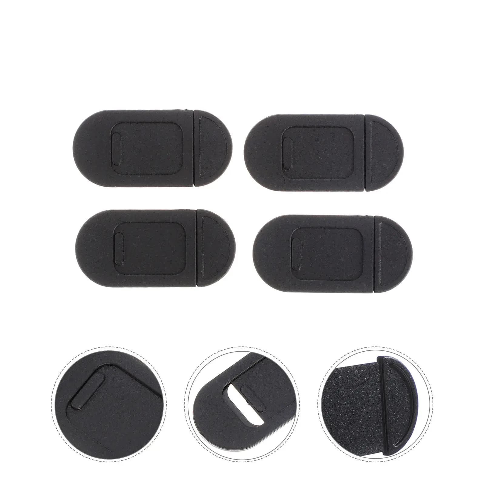 4Pcs Cover Slide for Laptop Tablet Desktop Pc Web Slider Easy Stick Adhesive Privacy Cover for Webcam