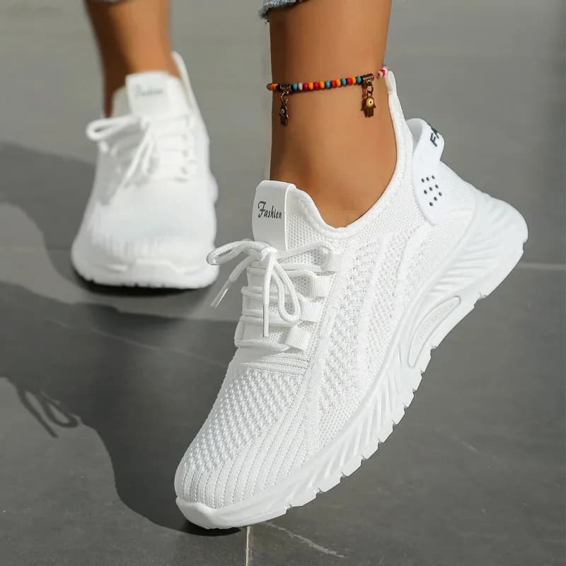 Scarpe da donna casual sneakers autunno 2025: Nuova moda, tempo libero, sportive, singole, all'ingrosso, di tendenza, in tessuto traspirante, direttamente dalla fabbrica.