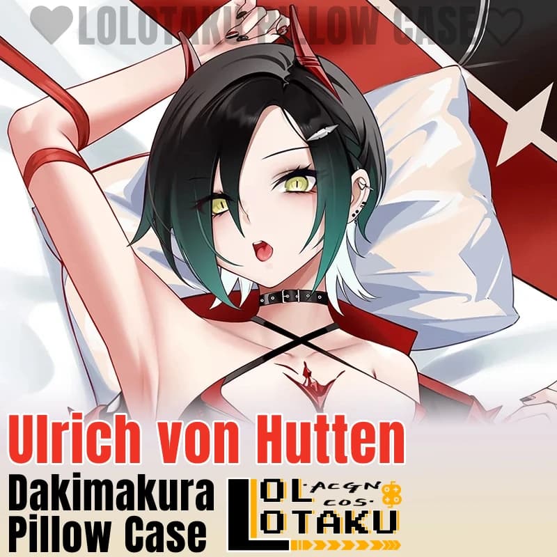 Ulrich Von Hutten Dakimakura Azur Lane Federa che abbraccia tutto il corpo Sexy Fodera per cuscino Biancheria da letto per la casa Decor Federa Otaku Regalo