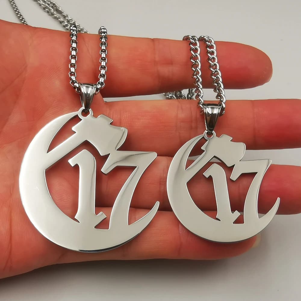 Scegli la catena da 24 pollici ICP Capitolo 17 Ouija Macc Juggalo Ciondolo Collana in acciaio inossidabile Gioielli per uomo Scegli la dimensione lucida