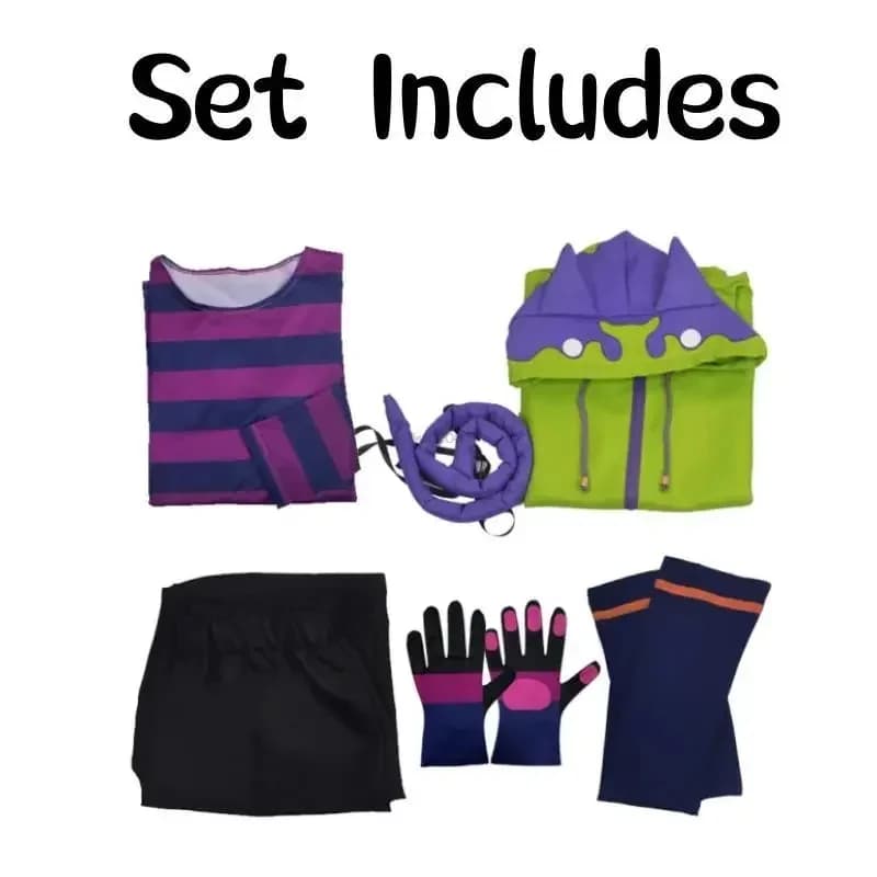 COSAnime Chinen Miya Cosplay Costume SK8 The Infinity Uniform Sport Outfit Hoodie Tail Gloves Wig Halloween Party Set