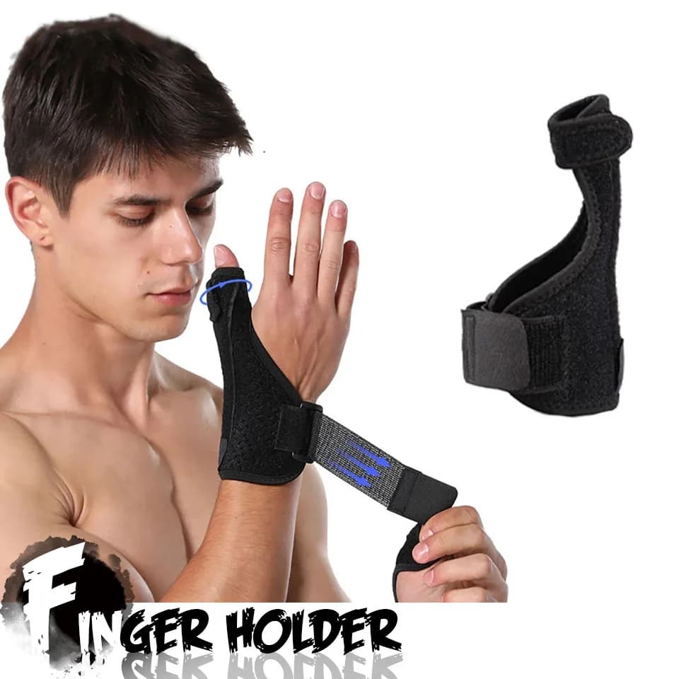1 pz supporto per dito protettore tutore pollice supporto per l'artrite equipaggiamento protettivo stecca in acciaio stabilizzatore polso dito Brace Guard Gear