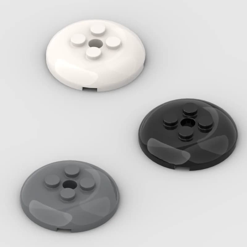 Mattoncini 4x4 Rotondi con Borchie 2x2 *65138 20pz 367 Mattoncini DIY Enlighten, Compatibili con Particelle da Assemblare