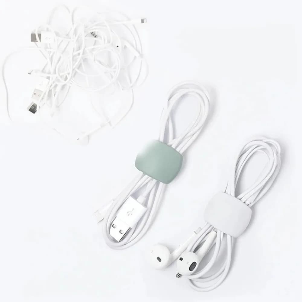 Organizzatore per Cavi, Clip per Cavi, Supporto per Cavi Mouse e Cuffie, Supporto per Caricabatterie USB, Organizzatore da Scrivania, Protezione per Cavi