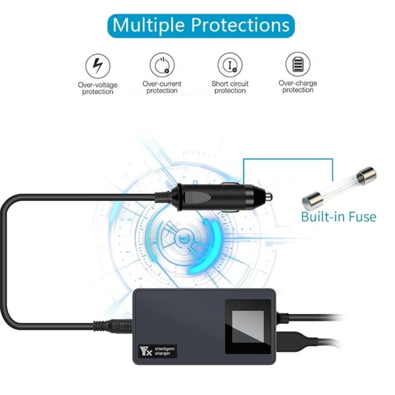 Caricabatterie per Drone DJI AIR 3 con Display Digitale, Hub di Ricarica Intelligente con Porta USB per Telecomando e Accessori