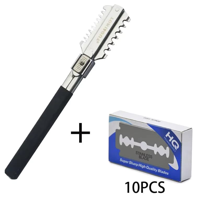 Double Edge Haircut Shaving Knife Blades Haircutting Blades Trimmer For Shaving Accessories for Barber Styling Set Blades