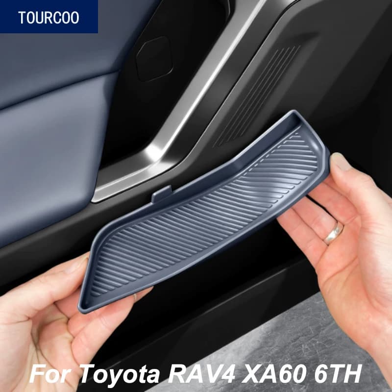 Per Toyota RAV4 XA60 6a generazione 2026: Tappetino in silicone per maniglia interna della portiera, contenitore portaoggetti, protezione anti-sporco, accessori auto modificati