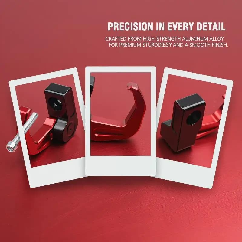 Motorcycle Handlebar Hook for Helmet Storage Efficient for Electric Bike Users