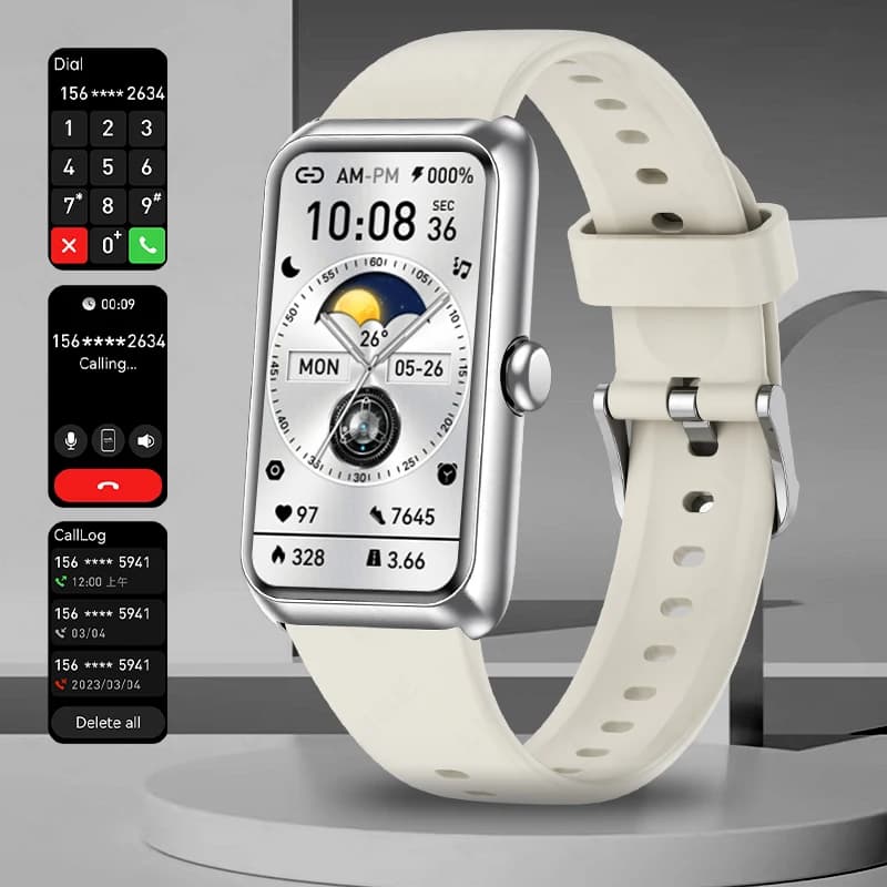 LIGE Smart Bracelet Call Reminder Sport Fitness Tracker Smartwatch Men IP68 Waterproof Heart Rate Monitor Bluetooth Call Watches