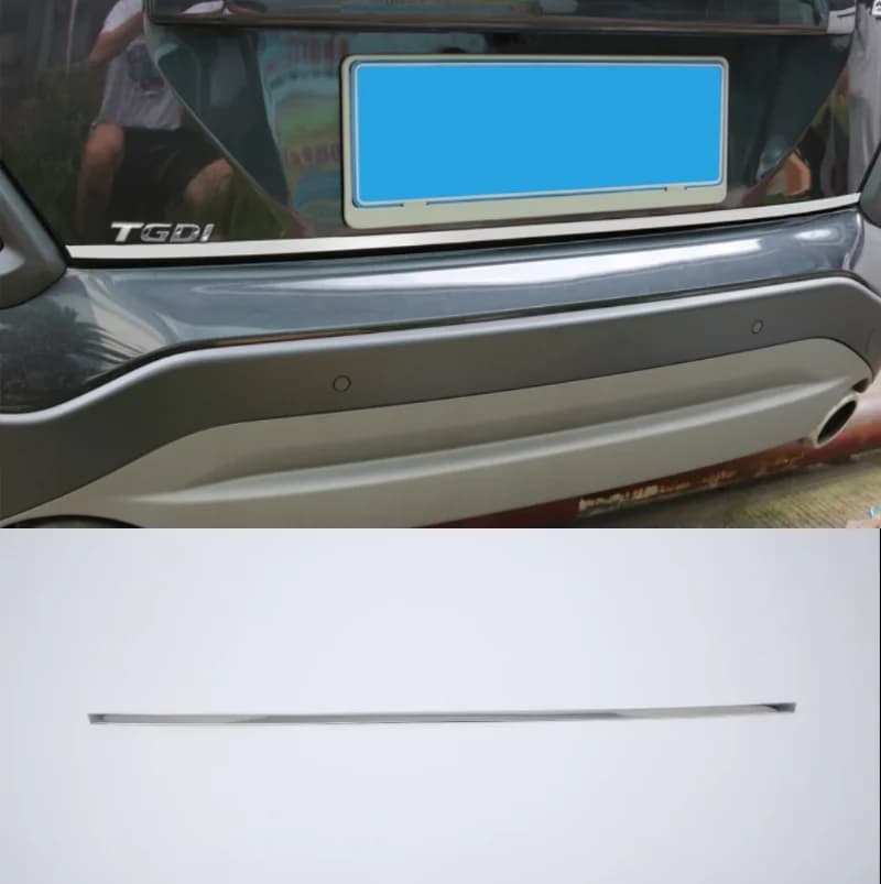Per Hyundai Kona 2018 2019 2020 Accessori Baule Posteriore Coperchio Della Copertura Portellone Trim Maniglia Della Porta Stampaggio Boot Contorno Lunetta copertura