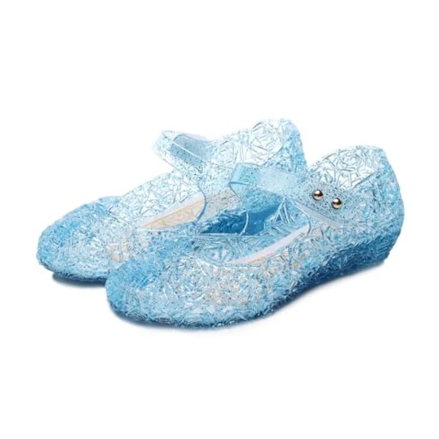 Scarpe Mary Jane per Danza e Cosplay, Sandali da Principessa delle Nevi per Bambine e Bimbe Piccole, Compleanno, Natale