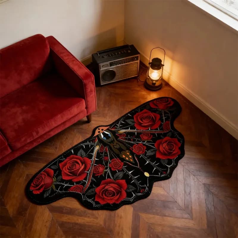 VIKAMA Tappeto Vintage Boho per Corridoio, Antiscivolo e Lavabile, per Cucina, Camera da Letto, Balcone, Ingresso, Portico, Arredamento Casa