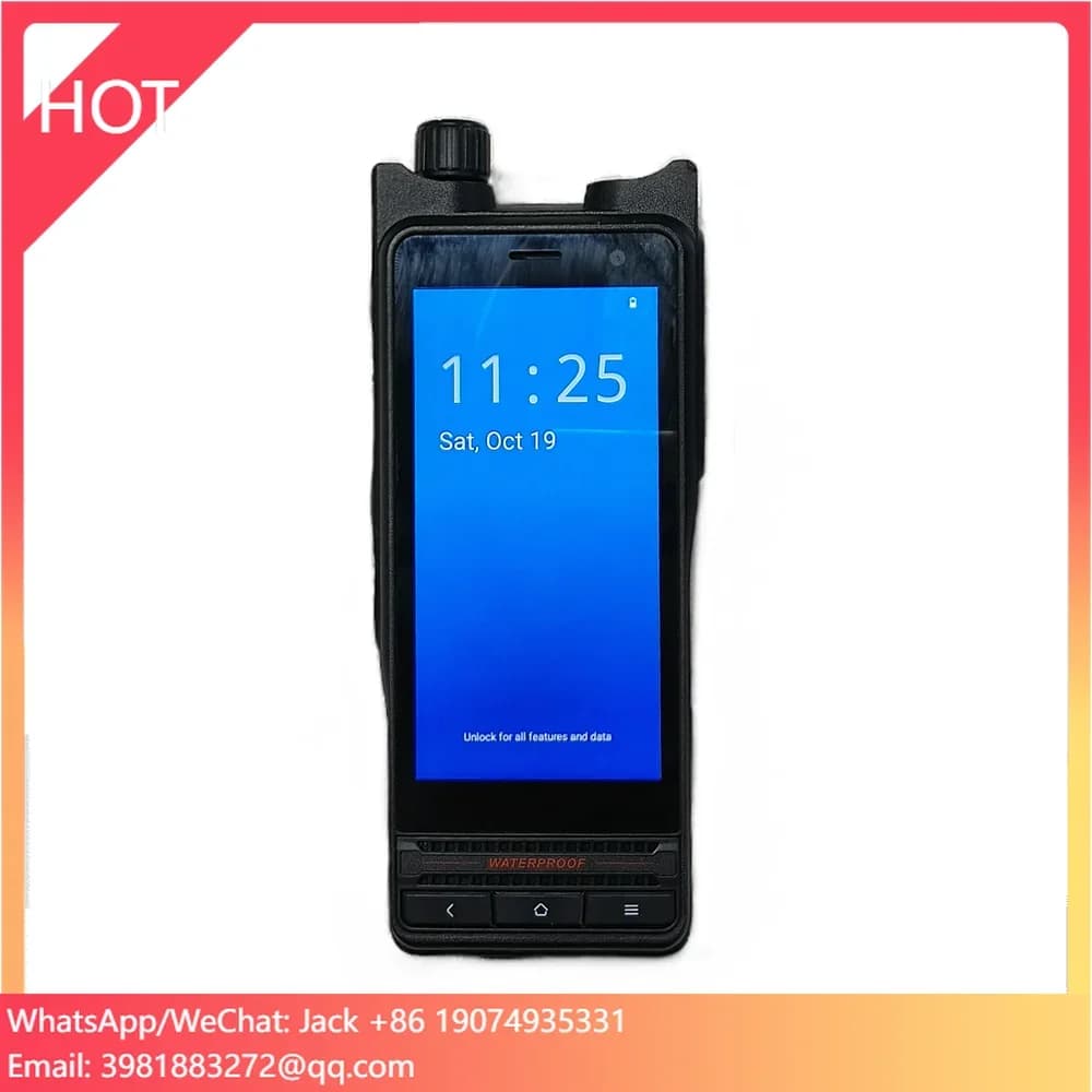 4G LTE GPS Poc Radio DMR PTT Radio bidirezionale Doppia scheda SiM Uv Dual Band Wifi Walkie Talkie con fotocamera Touch Screen Citofono NFC