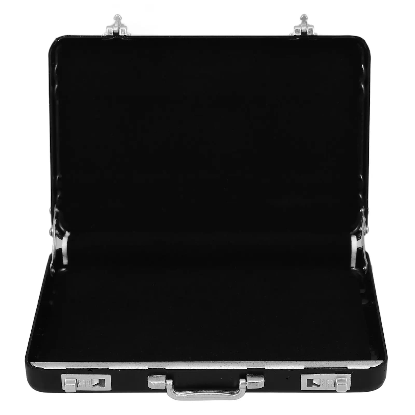 Premium Aluminum Alloy Cards Storage Box Ample Space Protective Slim Design for Game Business Visiting Name Index Cards Holder