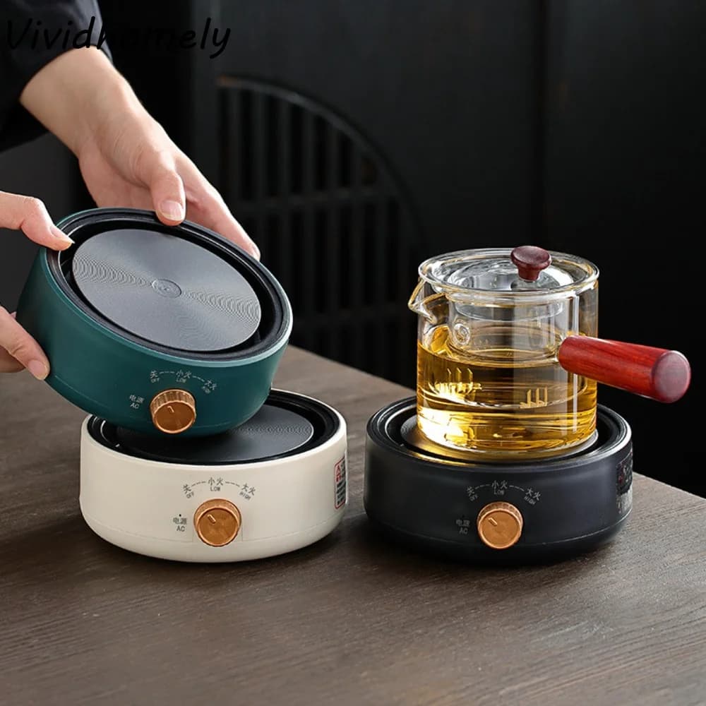 Adjustable, Universal, Anti-slip, Domestic Electric cooker for Coffee maker, Silent burner, Heater Round Water