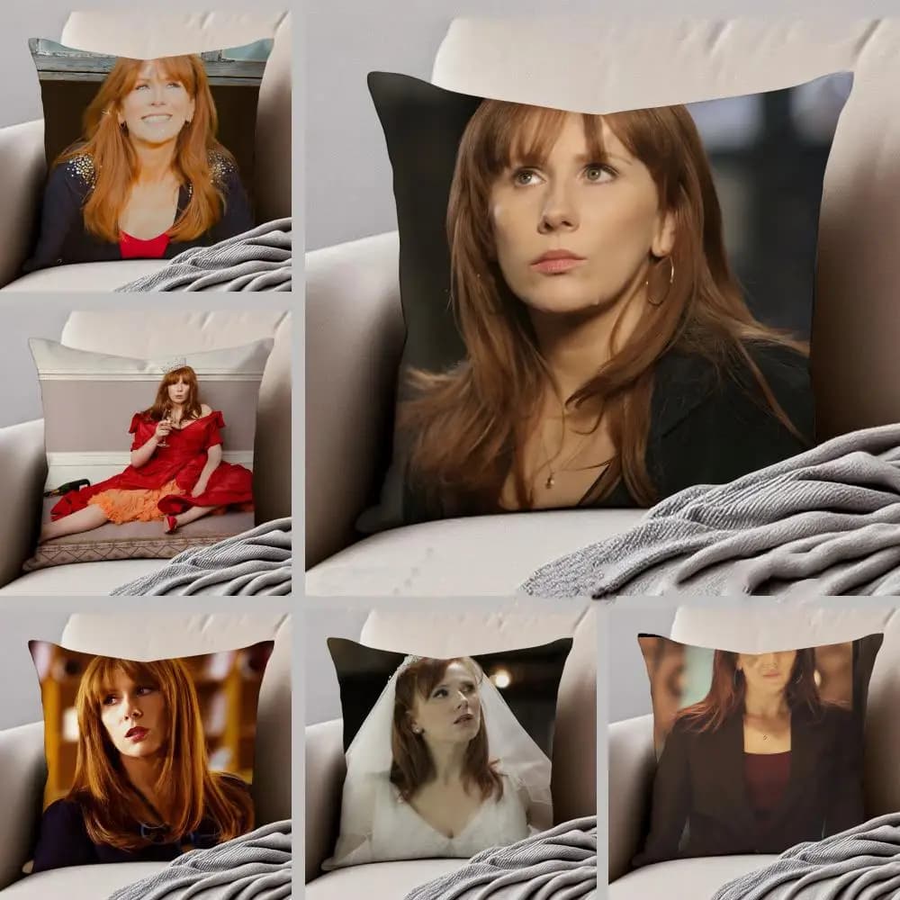 Fodera per cuscino D-Donna Noble, federa per cuscino decorativo con bottoni nascosti, in poliestere resistente, per sedia