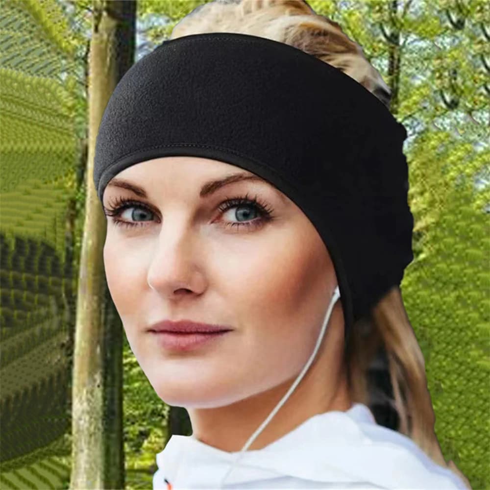 1PC soft ear warmer for outdoor riding and running headdress for hot hair fleece windproof