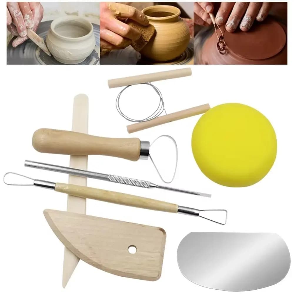 Utensili Durevoli e Ultraleggeri per Scultura in Argilla, Strumenti per Taglio e Modellazione Fai-da-Te, Attrezzi in Plastica per Ceramica