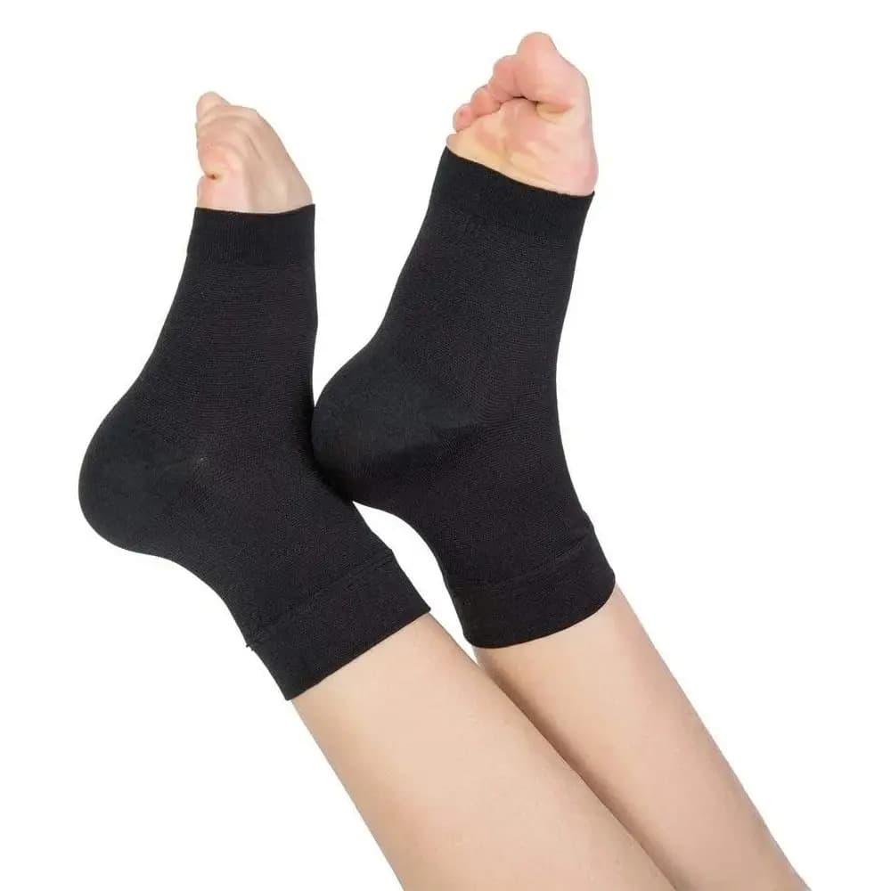 Calzini Sportivi con Cuscinetti in Gel Elastico per Tallone, Morbidi e Traspiranti, Protezione per Tallone, Calzini in Silicone con Imbottitura in Gel, Supporto per Caviglia per Corsa