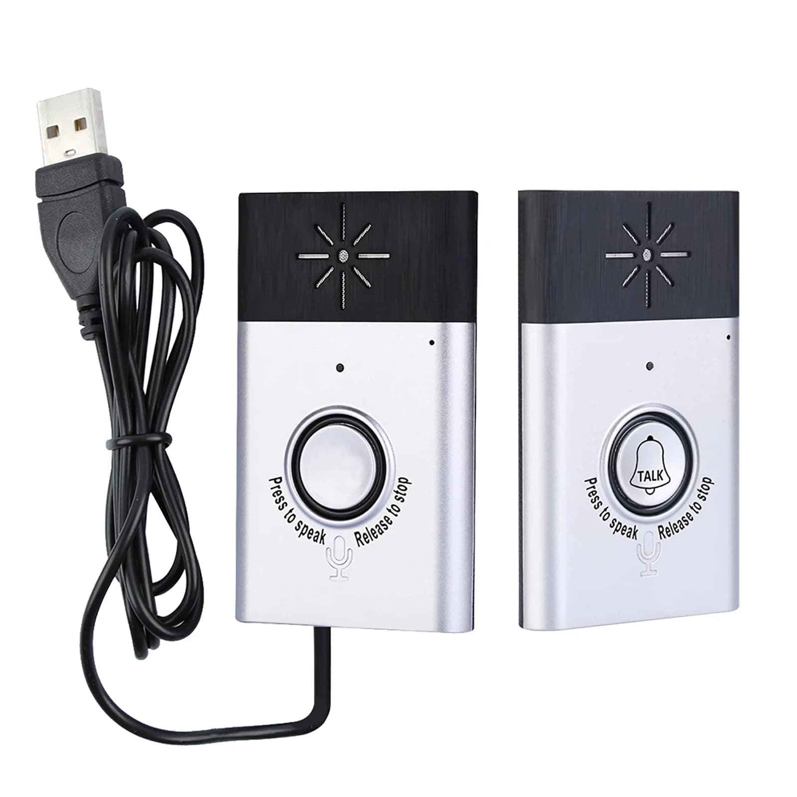 Citofono vocale Wireless campanello Monitor parlante a 2 vie con pulsante unità esterna 1 * ricevitore unità interna campanello di sicurezza domestica