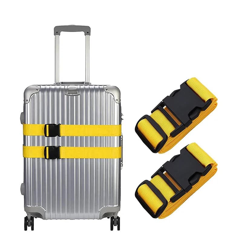 1 piece nylon bag strap adjustable travel suitcase strap with buckle belt for luggage travel accessories bag packing safety belt