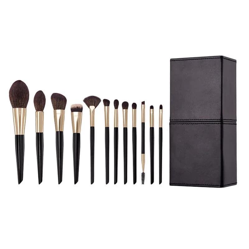 12 set di pennelli per trucco: pennello, pennello per cipria, pennello per fard, pennello per ombretto, strumenti di bellezza, pennello per trucco