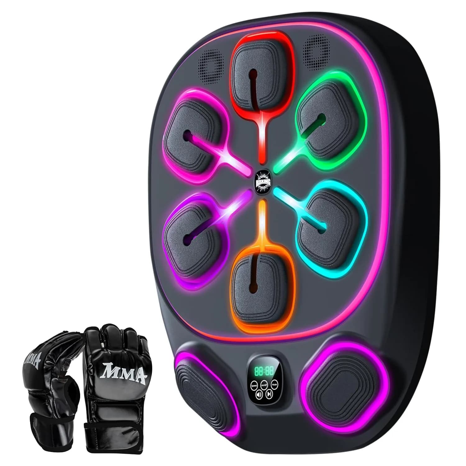 Factory New Style Music Boxing Machine Smart Target Punching Bag Fitness Boxing Training Equipment with Boxing Gloves