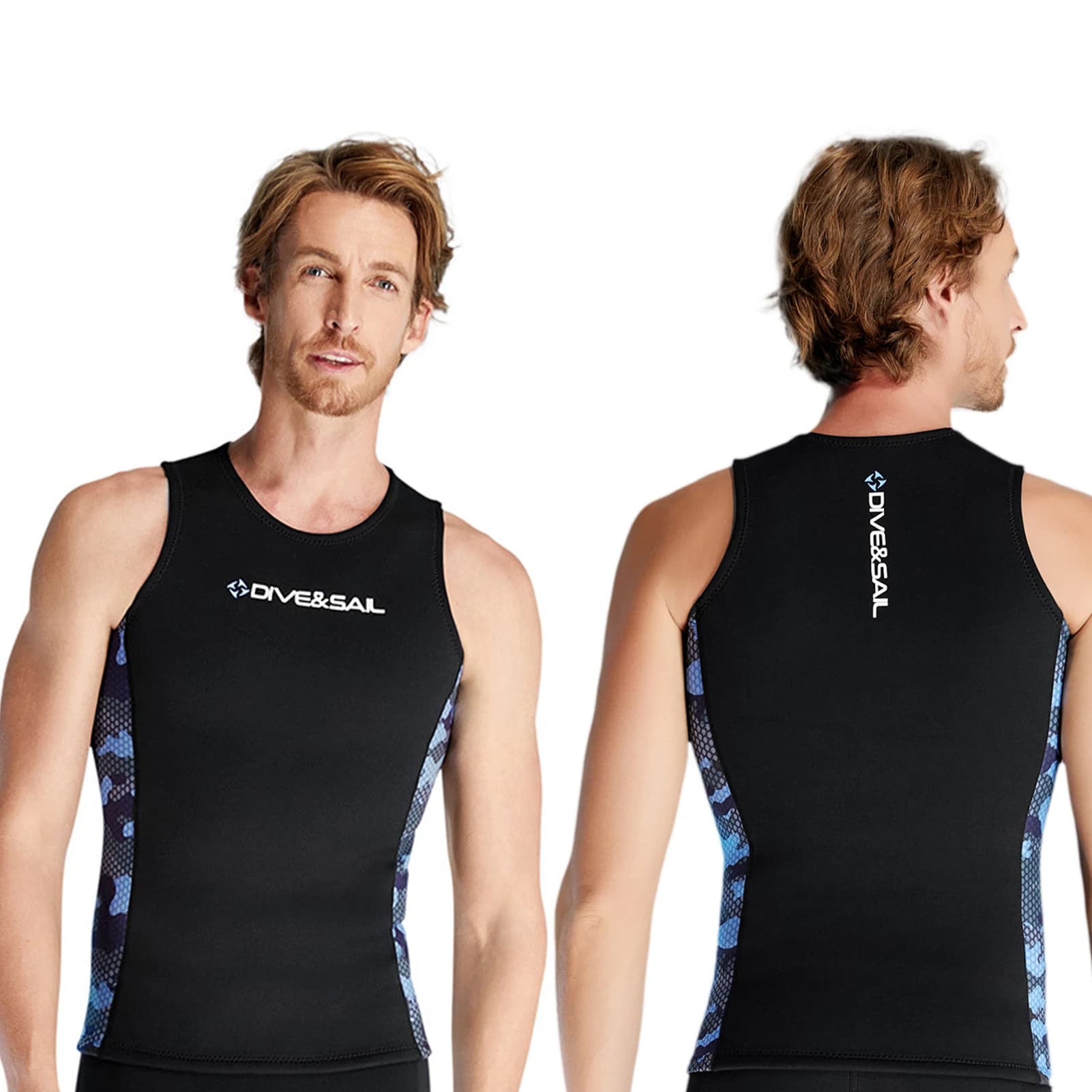 Men's Swimwear Surf Water Sports Diving vest Sleeveless vest Nuoto Swimwear Men's Swimwear