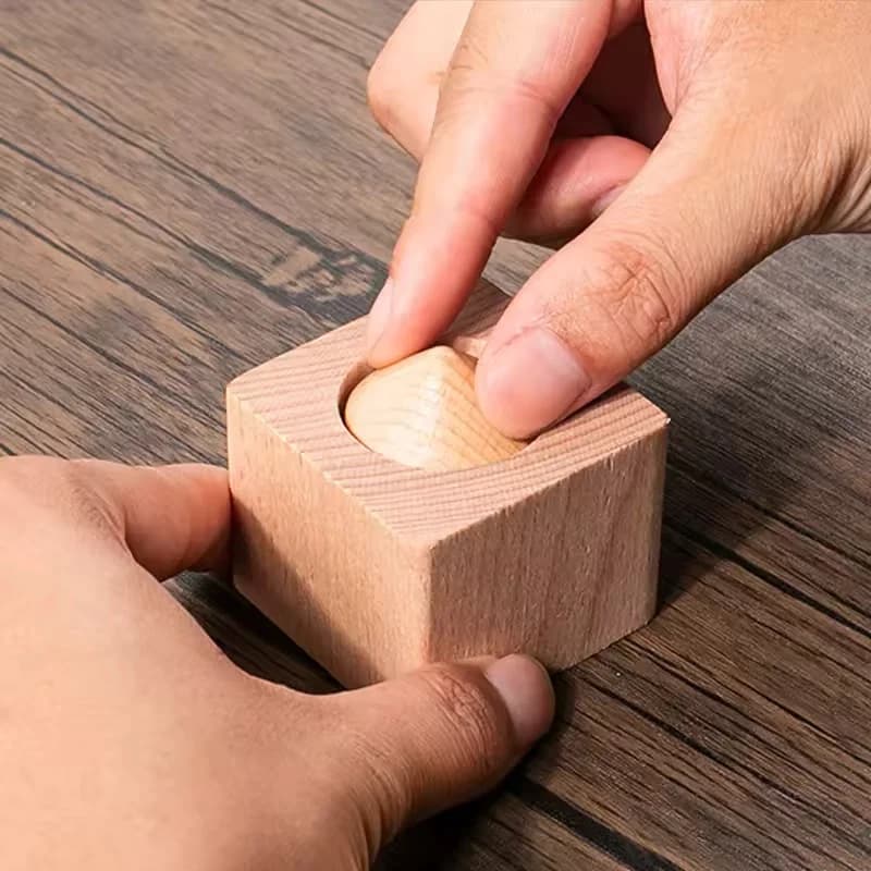 Giochi Mentali: Blocchi di Legno Impossibili, Rimuovi i Blocchi dal Cilindro, Rompicapo da Tavolo per Adulti e Adolescenti, Piccoli Ornamenti