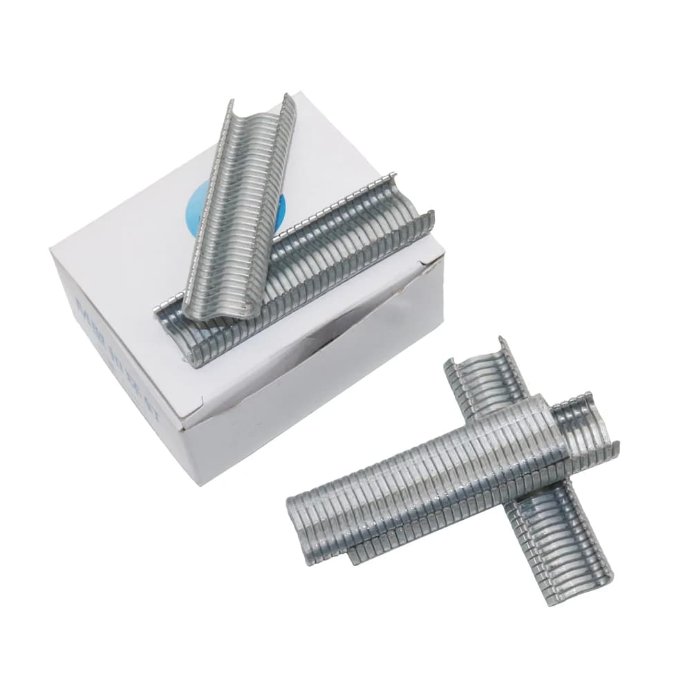 1200 pz/2 box M gabbie per unghie installato pollo anatra uccello cane gabbia morsetto 2.0 quaglia legata colomba gabbia morsetto graffette coniglio