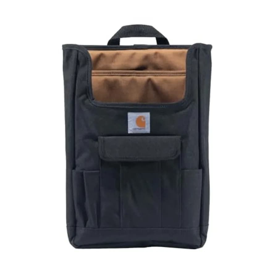 Front Seat Car Organizer, Passenger Seat Storage and Organization for Books, Files, Folders, Laptop and More, Black