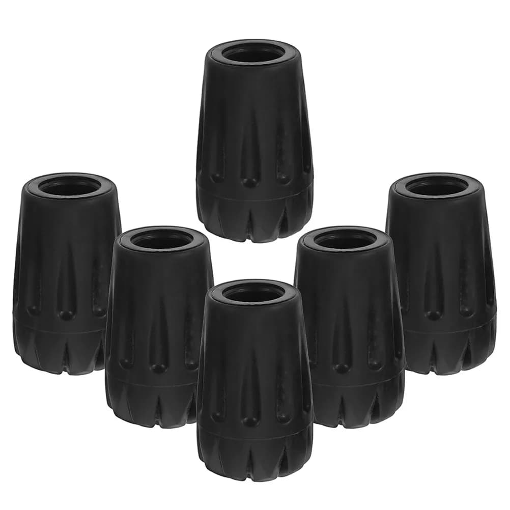 6 Tips for TPR Trekking Sticks, Anti-shocket Accessories for Sticks, Anti-slip Parts for Walking Equipment, Trekking Stick Covers