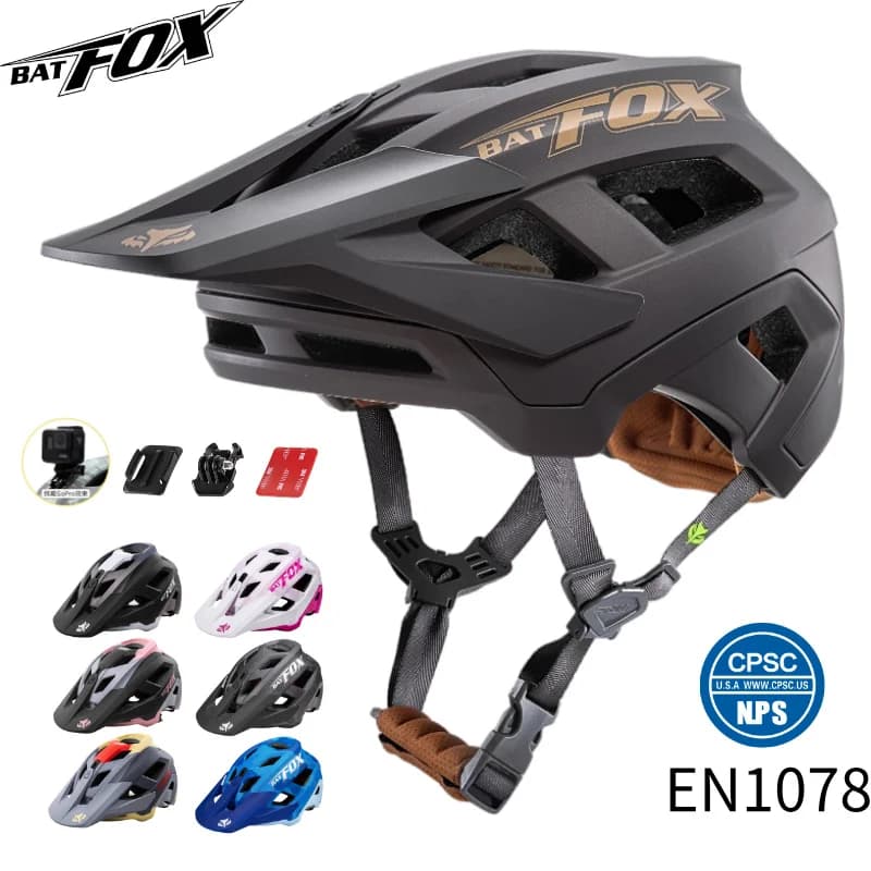BATFOX helmet for women summer MTB bike racing bike helmet with support for action room for adults new helmet Speedframe